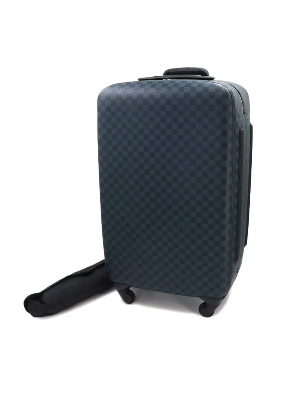 Louis Vuitton Damier Cobalt Zephyr 70 Carrie Bag Blue Silver